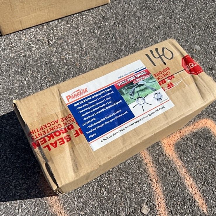 NEW 6PCS. STEEL WIRE GRASS TRIMMER HEAD NEW SUPPORT EQUIPMENT