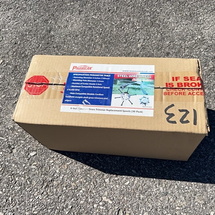 NEW 6PCS. STEEL WIRE GRASS TRIMMER HEAD NEW SUPPORT EQUIPMENT