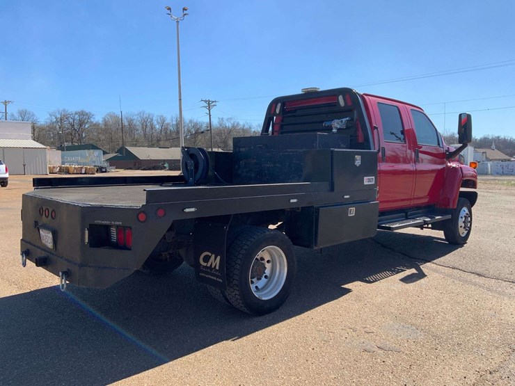 2008-chevrolet-kodiak-5500-4x4-crew-cab-flatbed-truck-(85,344-miles)-image-4