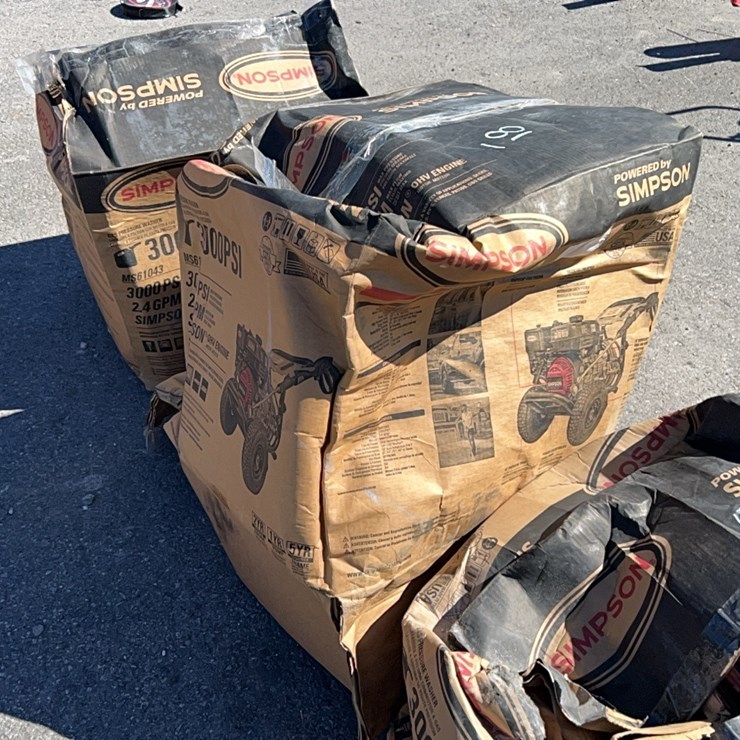 NEW SIMPSON 208CC MEGASHOT MS61043 3000PSI PRESSURE WASHER