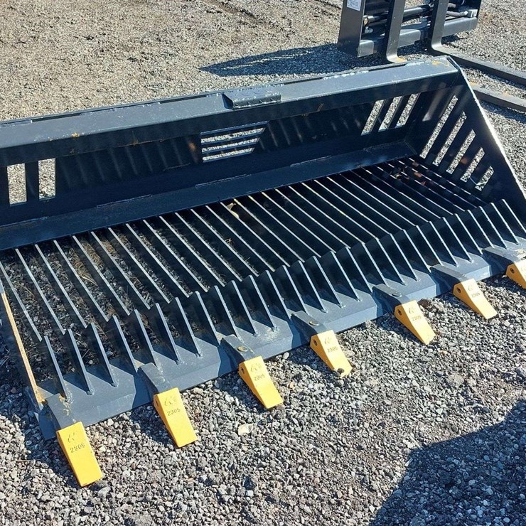 Land Honor Skid Steer Rock Bucket 6'