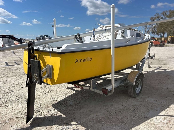 19ft-sailboat-w/-2018-continental-trailer-s/a-boat-trailer-image-3