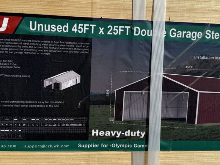 #32-•-double-garage-metal-barn---red/brown-45'-x-25'-image-1