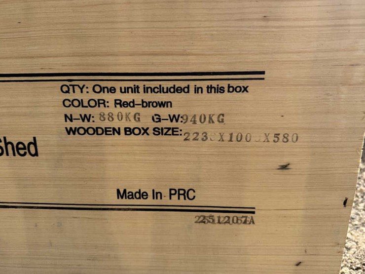 #37-•-double-garage-metal-barn---red/brown---23'-x-22'-image-4