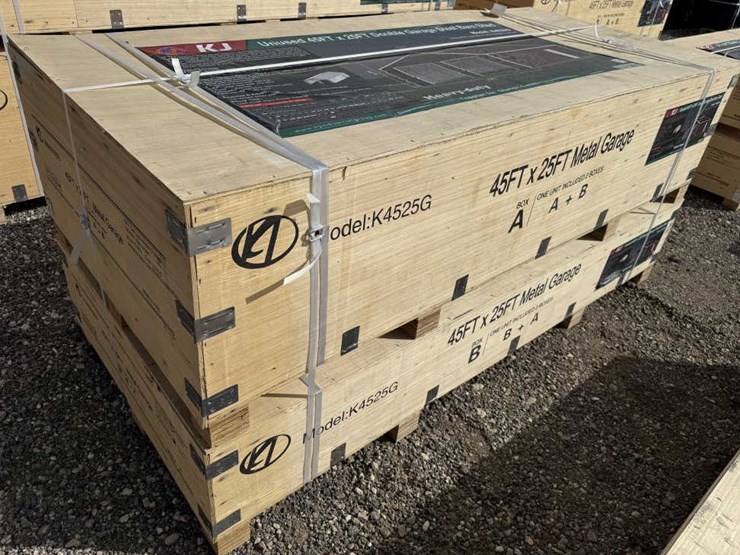 #32-•-double-garage-metal-barn---red/brown-45'-x-25'-image-2