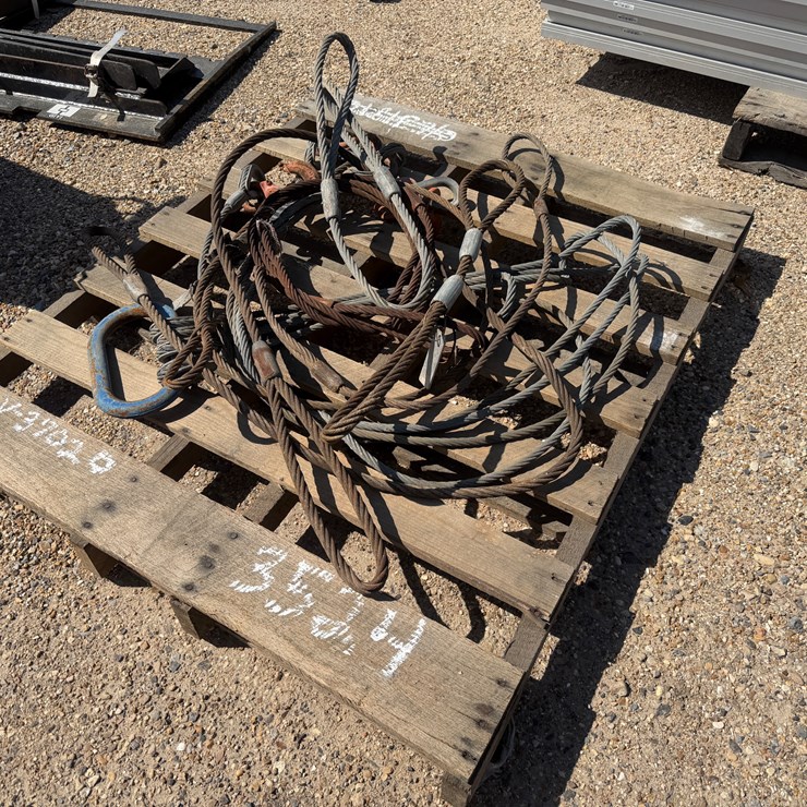 #3524 • PALLET OF LIFTING WIRE RIGGING