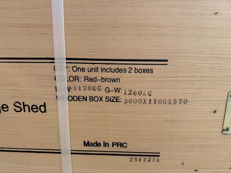 #23-•-metal-storage-shed---42'x30',-heavy-duty,-red-image-4