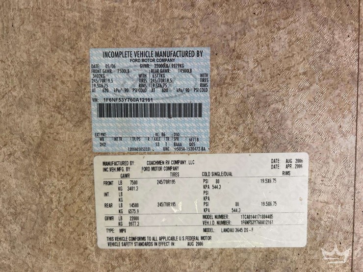 2006-ford-f53-landau-3645ds-36ft.-class-a-motorhome-image-5