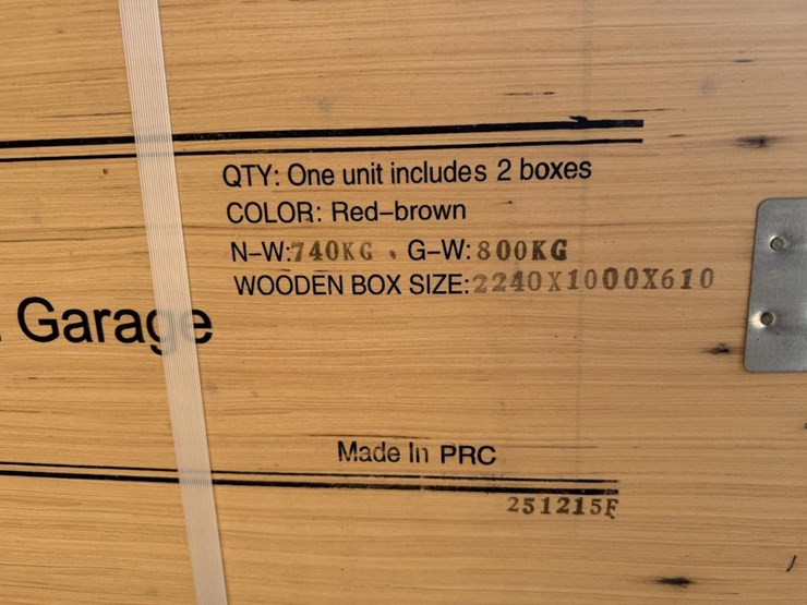 #41-•-single-metal-garage---46'-x-25',-red/brown-image-5