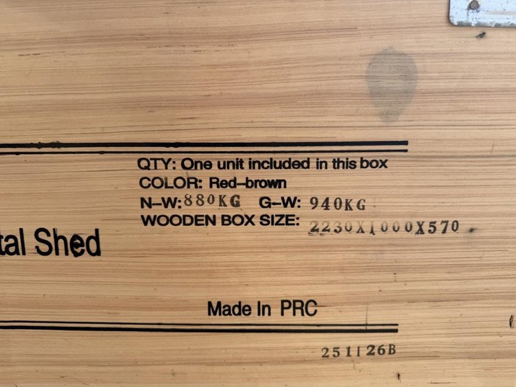 #6-•-double-garage-metal-barn---red/brown-23'-x-22'-image-5