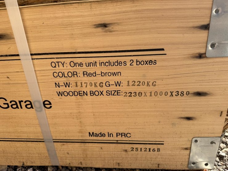 #41-•-single-metal-garage---46'-x-25',-red/brown-image-6