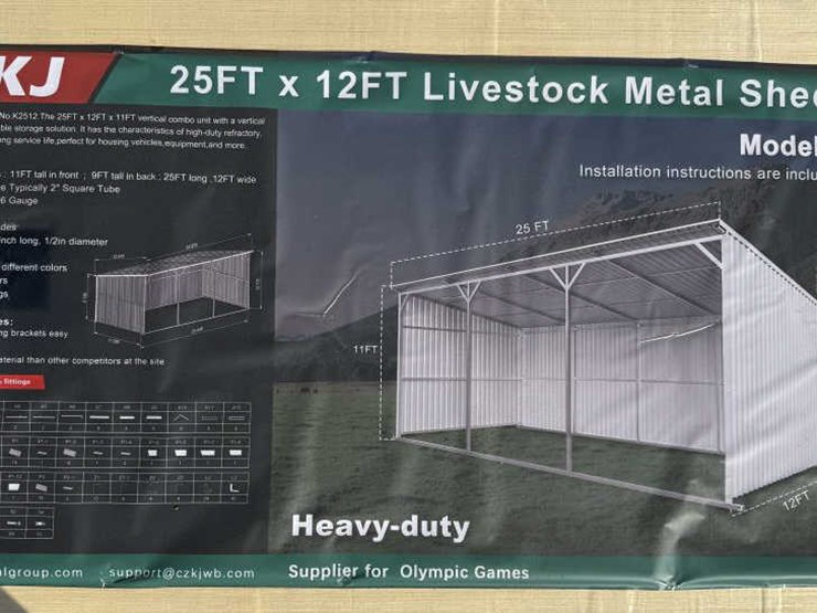 #8-•-livestock-metal-shed---cream---25'-l-x-12'-w-image-1