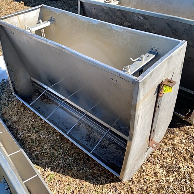Stainless Steel two sided pig feeder