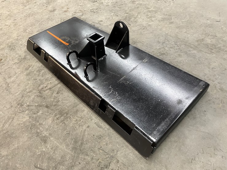 #2482-•-skid-steer-receiver-hitch-plate-with-fifth-wheel-ball-image-1