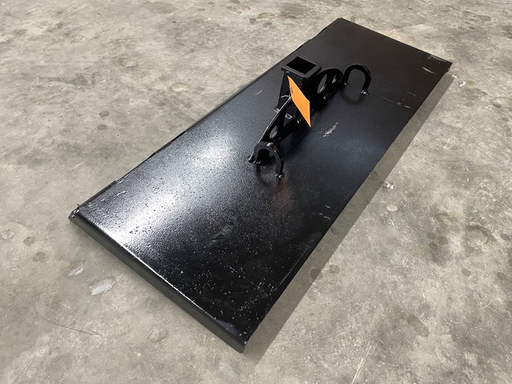 #2485-•-skid-steer-receiver-hitch-plate-with-half-moon-chain-hook-image-7