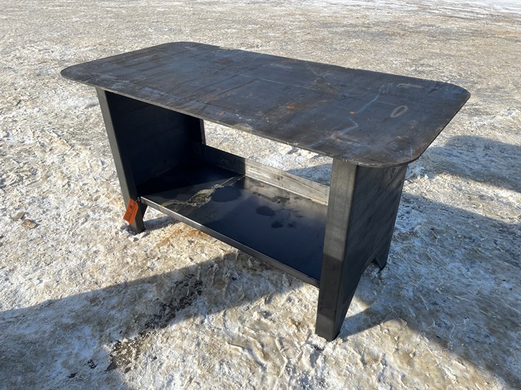 #2530-•-new-kc-welding-table-with-shelf-image-1