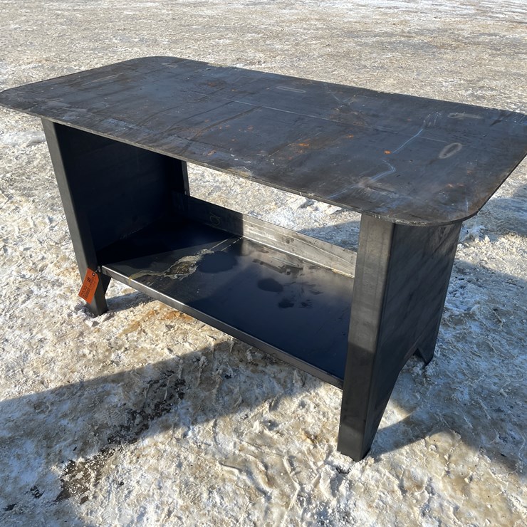 #2530 • New KC Welding Table with Shelf