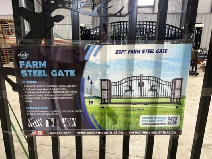 unused-(1)-set-of-20-ft-iron-gate-image-2