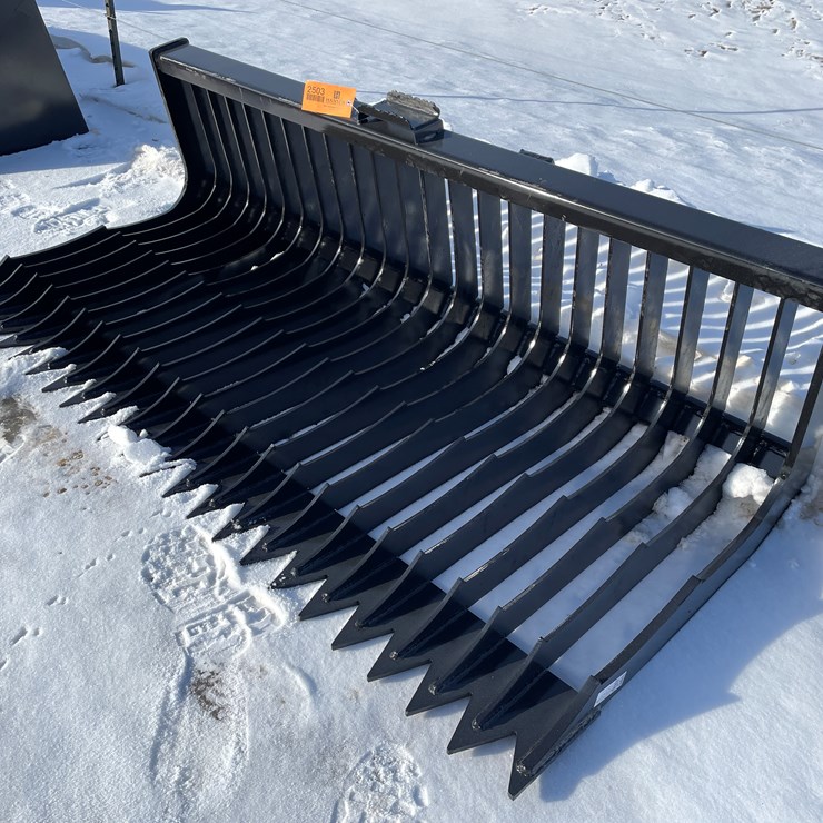 #2503 • New KC 72" Fine Skeleton Skid Steer Bucket