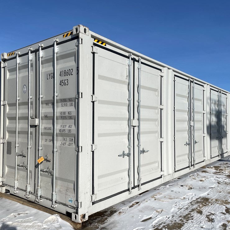 #400 • 40' High Cube Multi-Door Shipping Container