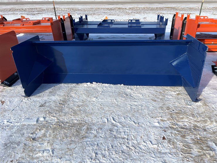 #2493-•-new-8'-light-economy-snow-pusher-for-skid-image-2