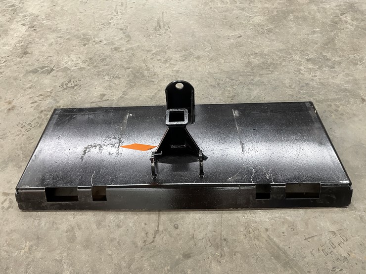 #2482-•-skid-steer-receiver-hitch-plate-with-fifth-wheel-ball-image-2
