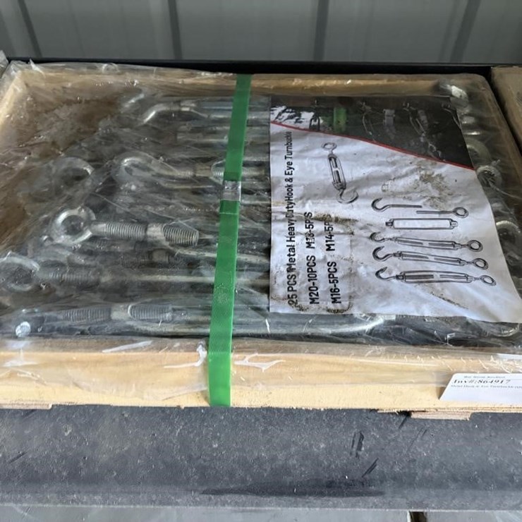 Metal Hook & Eye Turnbuckle (Qty 25)
