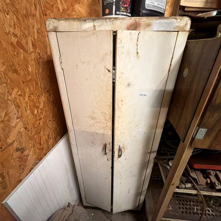 #34 • METAL CABINET 24”X11”X64”