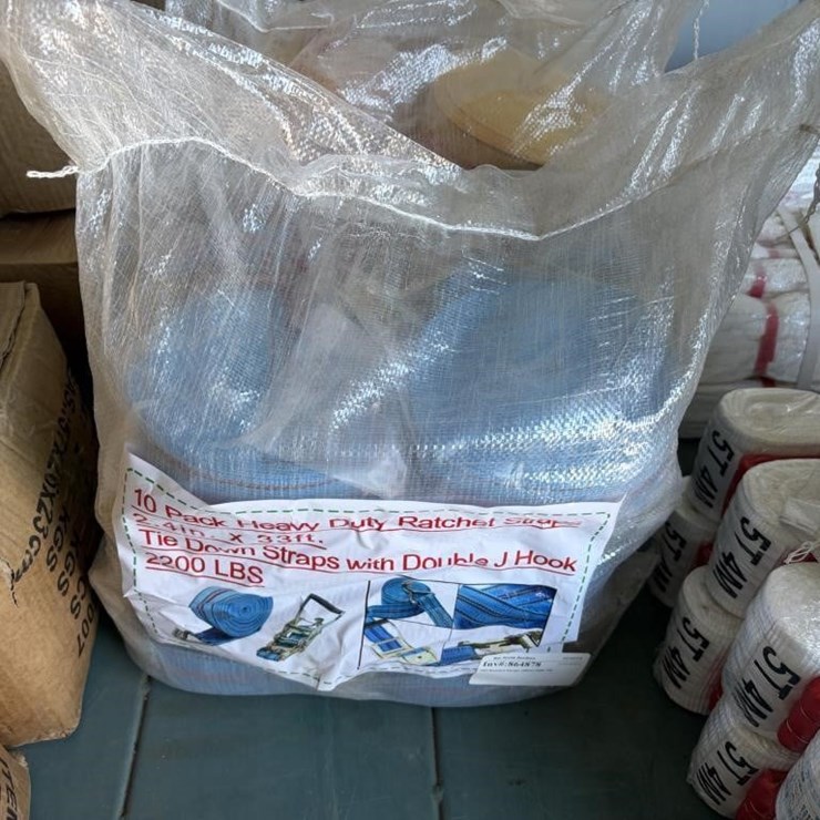 HD Ratchet Straps (Blue) (Qty 10)