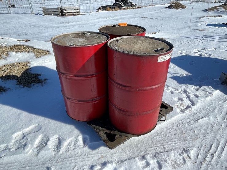 #4944-•-(3)-empty-55-gallon-steel-barrels-image-1