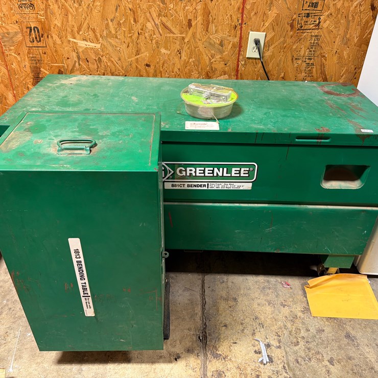 #8 • Greenlee 881CT Hydraulic Conduit Bender