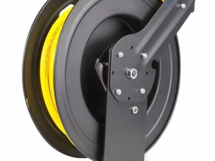50'x1/2"-air-hose-reel-w/-hose-image-2