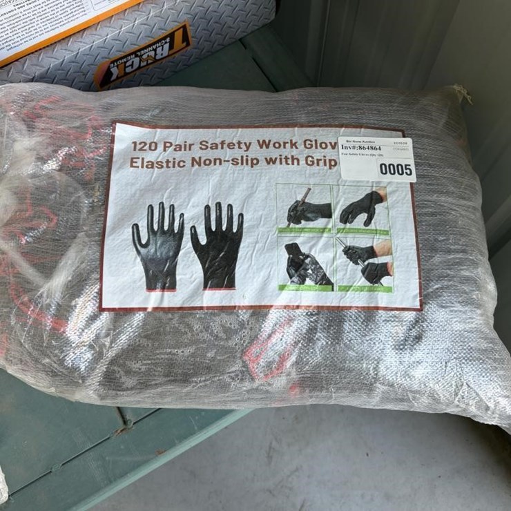 Pair Safety Gloves (Qty 120)