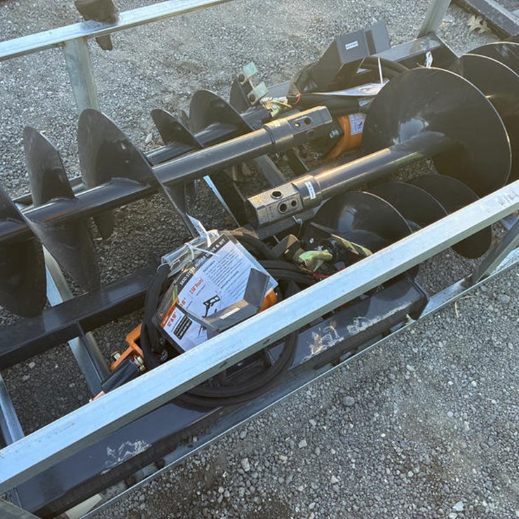 #115438 • SKIDSTEER MT AUGER W/BITS 12" & 18"