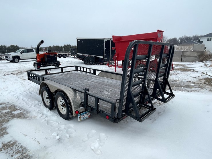 #137-•-2014-pj-14'-tandem-axel-trailer-(no-title,-for-parts)-image-7