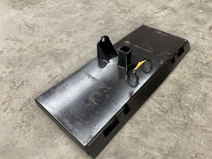 #2482-•-skid-steer-receiver-hitch-plate-with-fifth-wheel-ball-image-3