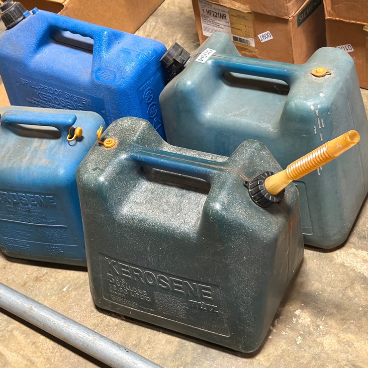 #94 • (4) KEROSENE JUGS