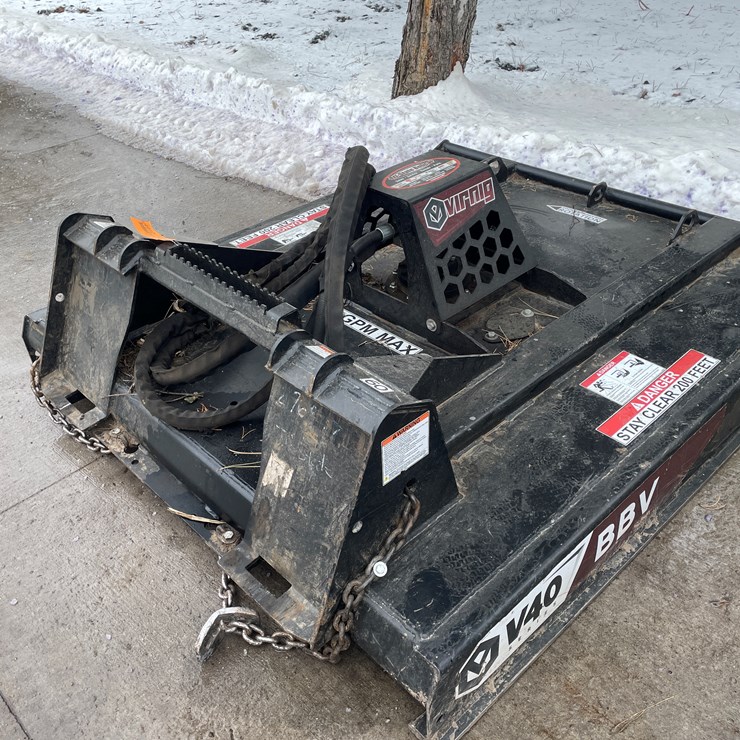 #4912 • Virnig Skid Steer Mount 60" Brush Mower