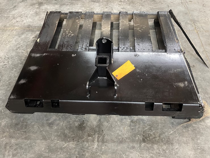 #2481-•-skid-steer-receiver-hitch-plate-with-fifth-wheel-ball-image-2