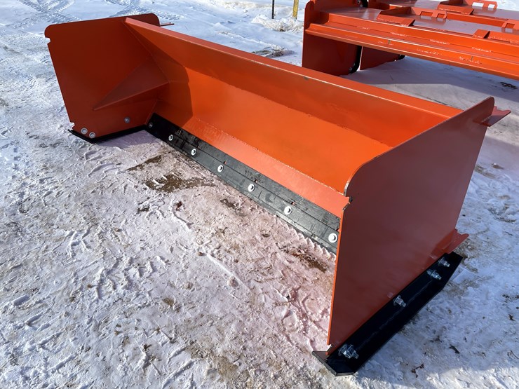 #2495-•-new-8'-snow-pusher-for-skid-steer-image-1