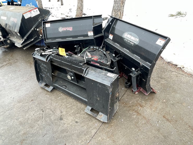 #4908-•-virnig-skid-steer-mount-70"-v-plow-image-1