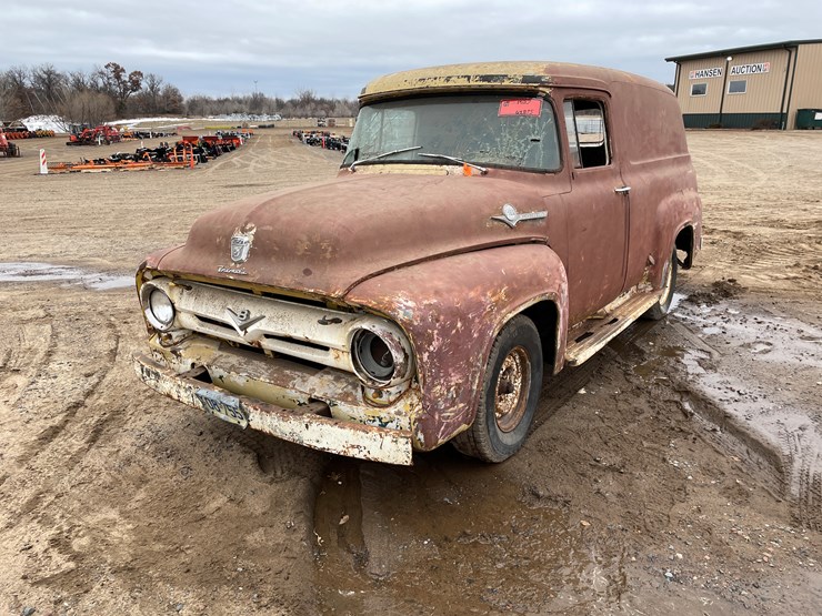#1527-•-1956-ford-f100-panel-truck-**non-runner**(has-mn-title)-image-1