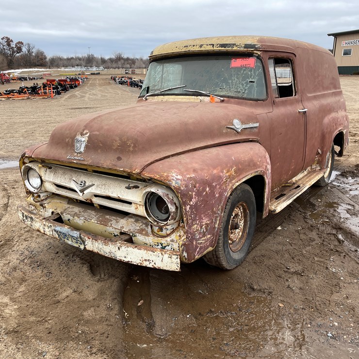 #1527 • 1956 Ford F100 Panel Truck **Non-Runner**(Has MN Title)