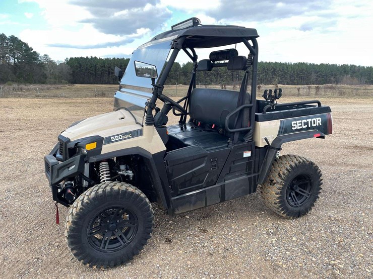2021-hisun-sector-550-4x4-utv-w/-dump-bed-(247-hours)-image-1