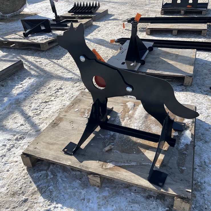 #2541 • New KC AR500 Steel Coyote Shooting Target