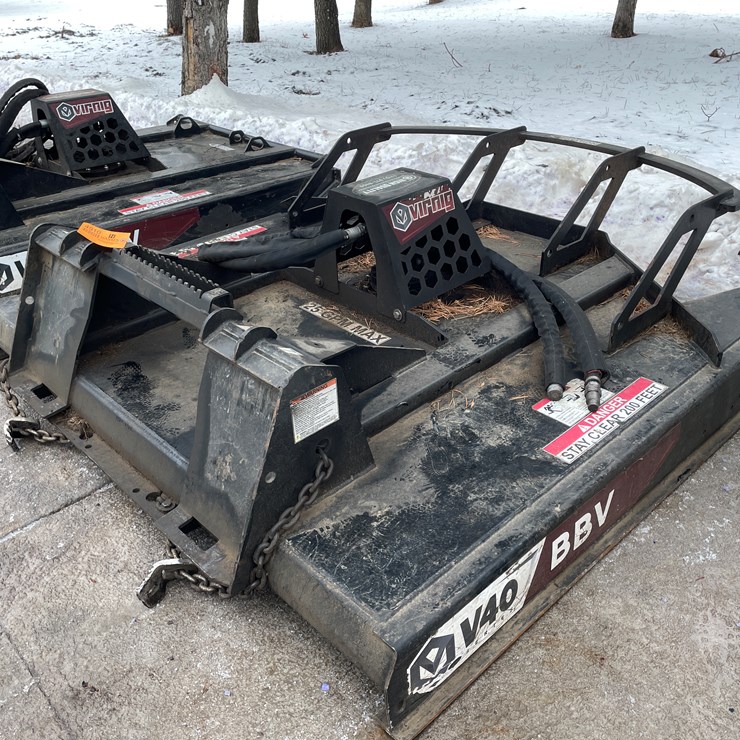 #4910 • Virnig Skid Steer Mount 72" Brush Mower