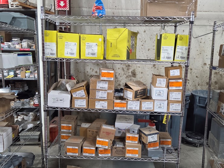 #5414-•-wire-rack-w/-misc.-fittings-and-more-image-1