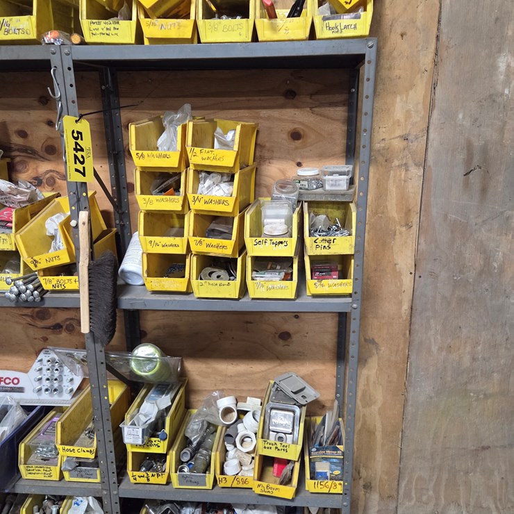 #5427 • Assorted Bolts, Washers, Nuts, and More