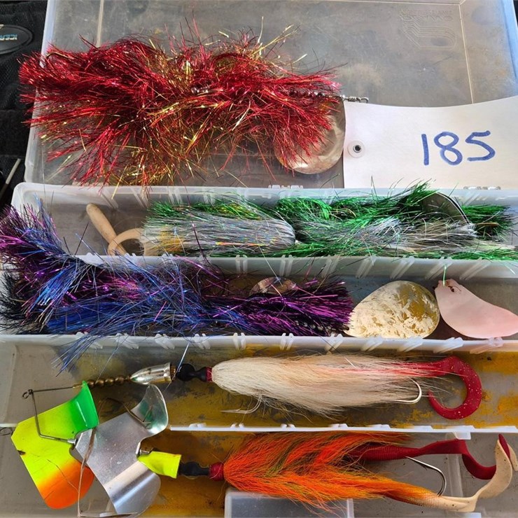 Fishing Lures and Tackle Box