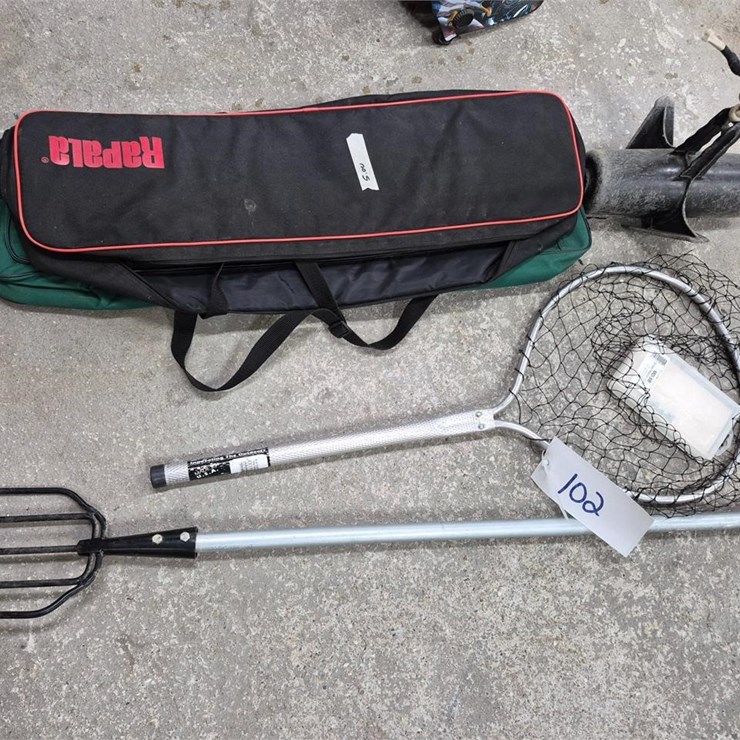 Fishing Net, Sturgeon Spear, Rapala Anchor